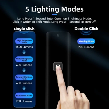 Rockbros Đèn Pha Xe Đạp 1.500 Lumens Chống Thấm Nước, Hợp Kim Nhôm, Sạc Lại Type-C - Giá ưu đãi 717.519₫ 4 Rockbros Đèn Pha Xe Đạp 1.500 Lumens Chống Thấm Nước, Hợp Kim Nhôm, Sạc Lại Type-C - Giá ưu đãi 717.519₫ 4