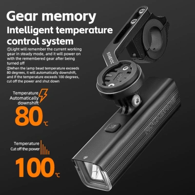 ROCKBROS Đèn Pha Xe Đạp 1.500Lumen IPX6 Chống Thấm, Sạc Nhanh, Flash - 551.477₫ 7 ROCKBROS Đèn Pha Xe Đạp 1.500Lumen IPX6 Chống Thấm, Sạc Nhanh, Flash - 551.477₫ 7