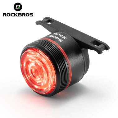 Rockbros Đuôi Xe Đạp Cảm Biến Phanh Chống Thấm Nước, LED Đa Tần Số cho Leo Núi & Đường Bộ - 398k