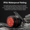 Rockbros Đuôi Xe Đạp Cảm Biến Phanh Chống Thấm Nước, LED Đa Tần Số cho Leo Núi & Đường Bộ - 398k 7