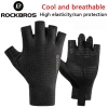 Rockbros Găng Tay Hở Ngón Vải Lụa Lạnh, Thoáng Khí, Chống Trượt Tiện Dụng Khi Đạp Xe, Giá 294.430₫ 2