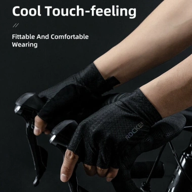 Rockbros Găng Tay Hở Ngón Vải Lụa Lạnh, Thoáng Khí, Chống Trượt Tiện Dụng Khi Đạp Xe, Giá 294.430₫ 6 Rockbros Găng Tay Hở Ngón Vải Lụa Lạnh, Thoáng Khí, Chống Trượt Tiện Dụng Khi Đạp Xe, Giá 294.430₫ 6