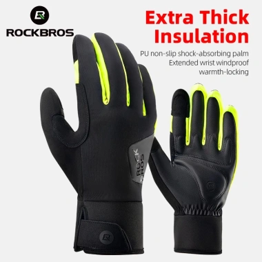 ROCKBROS Găng Tay Xe Đạp Full Ngón Ấm Áp Chống Gió, Da PU Bám Cao, Cảm Ứng, Chống Trượt & Sốc - 593.861đ ROCKBROS Găng Tay Xe Đạp Full Ngón Ấm Áp Chống Gió, Da PU Bám Cao, Cảm Ứng, Chống Trượt & Sốc - 593.861đ