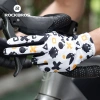 Rockbros Găng Tay Xe Đạp Ngón Thoáng Khí, Chống Trượt, Cảm Ứng Đường Bộ & MTB 3