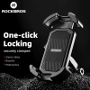 ROCKBROS Giá Đỡ Điện Thoại Xe Máy Chống Sốc, Khóa Nhanh Xoay Được, Lắp Đặt Dễ