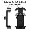 ROCKBROS Giá Đỡ Điện Thoại Xe Máy Chống Sốc, Khóa Nhanh Xoay Được, Lắp Đặt Dễ 6