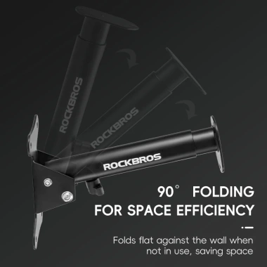 ROCKBROS Giá đỡ xe đạp thép carbon điều chỉnh - Treo tường, MTB và trong nhà, chỉ 636k 4 ROCKBROS Giá đỡ xe đạp thép carbon điều chỉnh - Treo tường, MTB và trong nhà, chỉ 636k 4