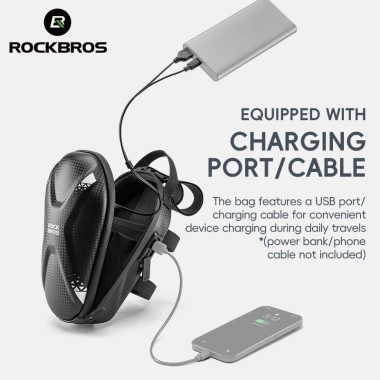 Rockbros Gói Đi Xe Đạp Gấp Túi Treo Trước Vỏ Cứng - Phụ Kiện Tiện Lợi 5 Rockbros Gói Đi Xe Đạp Gấp Túi Treo Trước Vỏ Cứng - Phụ Kiện Tiện Lợi 5