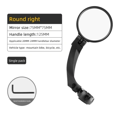 ROCKBROS Gương chiếu hậu xe đạp lồi 360° Điều chỉnh MTB Đường trường 9 ROCKBROS Gương chiếu hậu xe đạp lồi 360° Điều chỉnh MTB Đường trường 9
