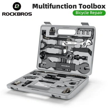 Rockbros Hộp Dụng Cụ Sửa Xe Đạp Chuyên Nghiệp: Ratchet, Cờ Lê, Ổ Cắm và Bộ Tua Vít 1.38 Triệu Rockbros Hộp Dụng Cụ Sửa Xe Đạp Chuyên Nghiệp: Ratchet, Cờ Lê, Ổ Cắm và Bộ Tua Vít 1.38 Triệu
