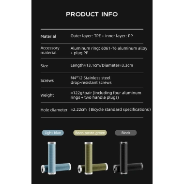 Rockbros Khóa Song Phương Chống Trơn Trượt, Tay Cầm Cao Su Đệm Mềm, Phù Hợp MTB & Đường Bộ - Giá 261,888 VND 9 Rockbros Khóa Song Phương Chống Trơn Trượt, Tay Cầm Cao Su Đệm Mềm, Phù Hợp MTB & Đường Bộ - Giá 261,888 VND 9