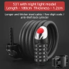 Rockbros Khóa Xe Đạp LED Chống Trộm Cáp Thép - Sáng Ban Đêm, Vững Đường Núi, Giá 275.450₫ 13