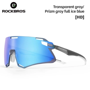 ROCKBROS Kính đạp xe không viền, kính râm đổi màu cho MTB, chống gió, nam nữ - Giá 616.356 VND 12