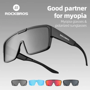 Rockbros Kính Mát Phân Cực Cận Thị UV400 Bảo Vệ Khi Đi Bộ, Đường Dài và Câu Cá