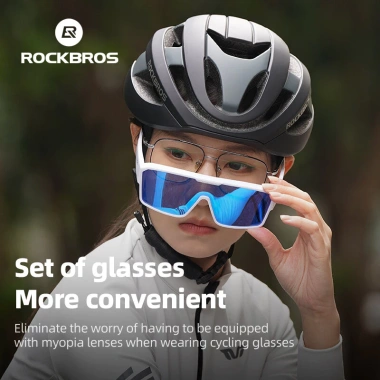 Rockbros Kính Mát Phân Cực Cận Thị UV400 Bảo Vệ Khi Đi Bộ, Đường Dài và Câu Cá