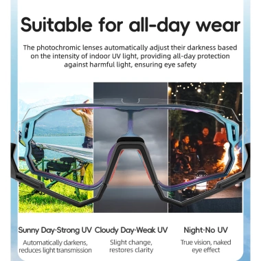ROCKBROS Kính Mát Trẻ Em Photochromic Phân Cực Chống Gió, Chống Cát Dành Cho Xe Đạp Thể Thao Ngoài Trời 6 ROCKBROS Kính Mát Trẻ Em Photochromic Phân Cực Chống Gió, Chống Cát Dành Cho Xe Đạp Thể Thao Ngoài Trời 6