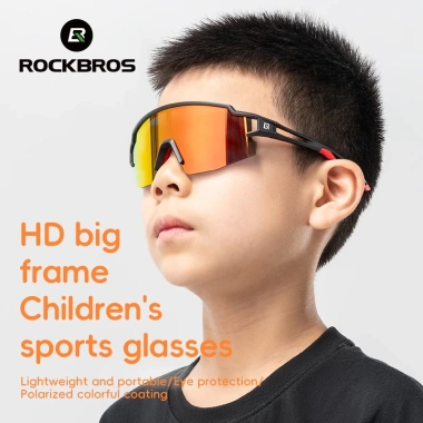 Rockbros Kính Phân Cực Trẻ Em Bảo Vệ UV, Ống Kính Nét Cao cho Xe Đạp Thể Thao Ngoài Trời - 434k Rockbros Kính Phân Cực Trẻ Em Bảo Vệ UV, Ống Kính Nét Cao cho Xe Đạp Thể Thao Ngoài Trời - 434k
