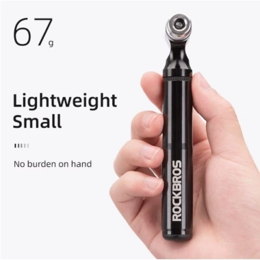 ROCKBROS Mini 130PSI Bơm Xe Đạp Di Động Hợp Kim Nhôm Chống Mưa Chống Mài Mòn Giá Ưu Đãi 351.304 VND 4