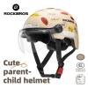 Rockbros Mũ Bảo Hiểm Xe Đạp Điện An Toàn, Nhẹ, Thoáng Khí – Thoải Mái Cho Cha Mẹ & Con