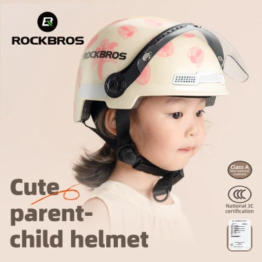 Rockbros Mũ Bảo Hiểm Xe Đạp Điện An Toàn, Nhẹ, Thoáng Khí – Thoải Mái Cho Cha Mẹ & Con 2