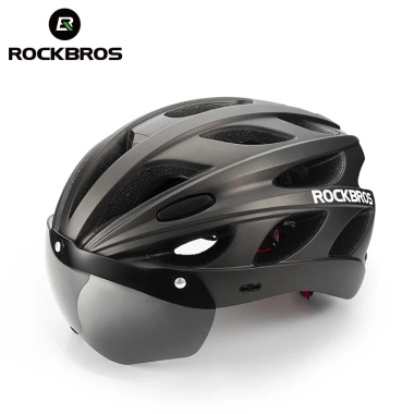 Rockbros Mũ Bảo Hiểm Xe Đạp Leo Núi 58-65cm Kính Bảo Hộ Siêu Nhẹ 5