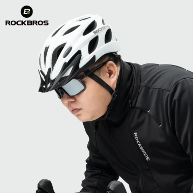 Rockbros Mũ Bảo Hiểm Xe Đạp Leo Núi 58-65cm Kính Bảo Hộ Siêu Nhẹ 7