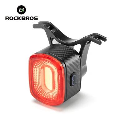 Rockbros Phanh Thông Minh Đèn Hậu Chống Thấm, Pin Lâu, Nhấp Nháy, Cảm Ứng Xe Đạp Rockbros Phanh Thông Minh Đèn Hậu Chống Thấm, Pin Lâu, Nhấp Nháy, Cảm Ứng Xe Đạp
