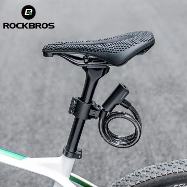 Rockbros Thép Chống Trộm Bảo Vệ Cáp Xe Đạp - Khóa Cáp Chìa Khóa MTB và Đường Bộ, An Toàn, Giá 166.320 VND 3