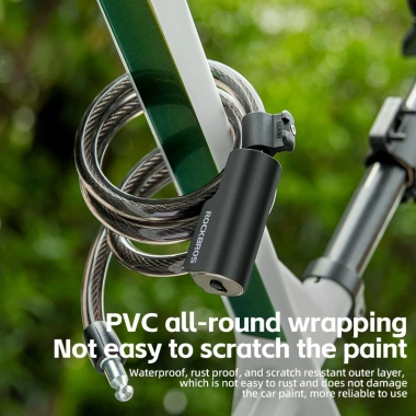 Rockbros Thép Chống Trộm Bảo Vệ Cáp Xe Đạp - Khóa Cáp Chìa Khóa MTB và Đường Bộ, An Toàn, Giá 166.320 VND 4