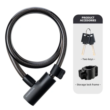 Rockbros Thép Chống Trộm Bảo Vệ Cáp Xe Đạp - Khóa Cáp Chìa Khóa MTB và Đường Bộ, An Toàn, Giá 166.320 VND 10