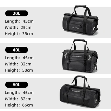 Rockbros Túi Chống Thấm Nước Xe Máy Treo Sau - Túi Hành Lý Du Lịch Nam Giá 891k 8