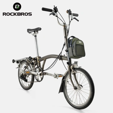 ROCKBROS Túi Đa Năng 1.8L Gấp Xe Đạp Trước - Pannier Giảm, Bộ Chuyển Đổi Di Động, Giá 596k 2