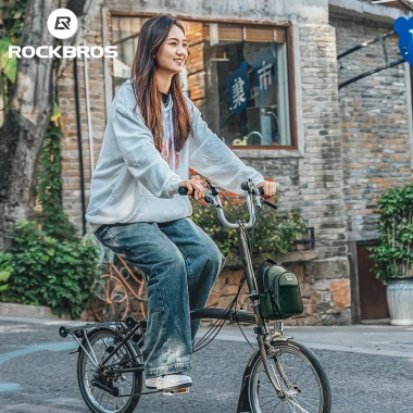 ROCKBROS Túi Đa Năng 1.8L Gấp Xe Đạp Trước - Pannier Giảm, Bộ Chuyển Đổi Di Động, Giá 596k 4