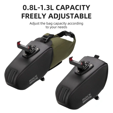 ROCKBROS Túi Đạp Xe 1.3L MTB Đường Bộ - Chống Thấm Nước, Thiết Kế Mở Rộng Nhiều Ngăn, Giá 585.045 VND 3