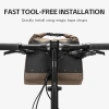 ROCKBROS Túi Đựng Đồ Đạp Xe Gấp Tay Lái Chống Thấm, Dung Tích Lớn cho MTB và Đường Bộ 7