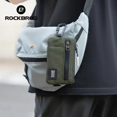 Rockbros Túi Đựng Thẻ Di Động Nhỏ Gọn Nhẹ Phân Vùng Lưu Trữ Thẻ, Hộp Đựng ID, Nhiều Màu Đổi Ví Bền Giá 190.615₫ 4