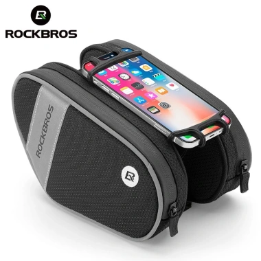 ROCKBROS: Túi khung xe đạp chống mài mòn 360° + Giá đỡ điện thoại xoay - Chỉ 401.955₫ 3 ROCKBROS: Túi khung xe đạp chống mài mòn 360° + Giá đỡ điện thoại xoay - Chỉ 401.955₫ 3