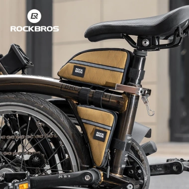 Rockbros Túi Lưu Trữ Xe Đạp 0.8L Nhỏ Gọn, Trên Ống Nhẹ, Phù hợp Brompton - Giá 284.510đ 2 Rockbros Túi Lưu Trữ Xe Đạp 0.8L Nhỏ Gọn, Trên Ống Nhẹ, Phù hợp Brompton - Giá 284.510đ 2
