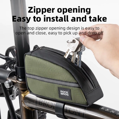 Rockbros Túi Lưu Trữ Xe Đạp 0.8L Nhỏ Gọn, Trên Ống Nhẹ, Phù hợp Brompton - Giá 284.510đ 5 Rockbros Túi Lưu Trữ Xe Đạp 0.8L Nhỏ Gọn, Trên Ống Nhẹ, Phù hợp Brompton - Giá 284.510đ 5