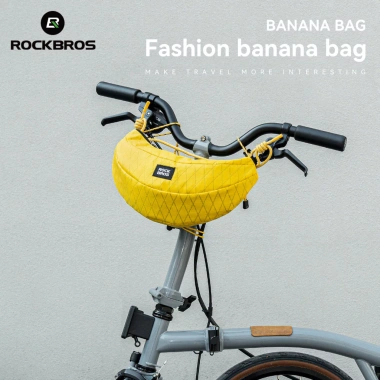 ROCKBROS Túi xe đạp chuối 1.8L đeo ngang khung trước, dây điều chỉnh, chống xước, hàng ngày 2 ROCKBROS Túi xe đạp chuối 1.8L đeo ngang khung trước, dây điều chỉnh, chống xước, hàng ngày 2