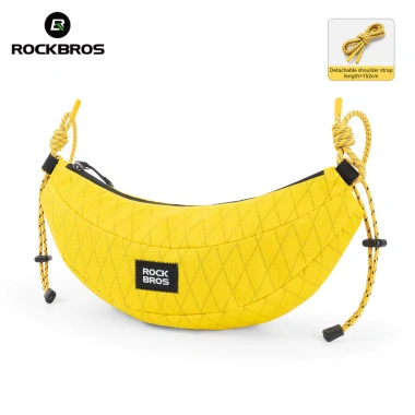 ROCKBROS Túi xe đạp chuối 1.8L đeo ngang khung trước, dây điều chỉnh, chống xước, hàng ngày 10 ROCKBROS Túi xe đạp chuối 1.8L đeo ngang khung trước, dây điều chỉnh, chống xước, hàng ngày 10