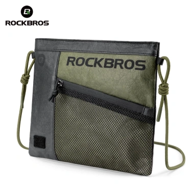 ROCKBROS Túi Xe Đạp Tái Chế Chống Thấm Nước Gấp Đeo Ngang Mài Mòn Thể Thao
