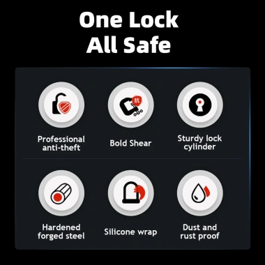 ROCKBROS U-Lock Chống Thủy Lực Kéo - Khóa An Ninh Xe Đạp Điện Giá 638.842 VND 3 ROCKBROS U-Lock Chống Thủy Lực Kéo - Khóa An Ninh Xe Đạp Điện Giá 638.842 VND 3
