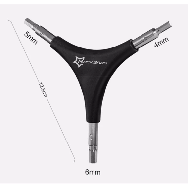 ROCKBROS Xe Đạp Nói Cờ Lê Đa Năng 3 Trong 1 Tam Giác Bộ Dụng Cụ Sửa Chữa 4 ROCKBROS Xe Đạp Nói Cờ Lê Đa Năng 3 Trong 1 Tam Giác Bộ Dụng Cụ Sửa Chữa 4