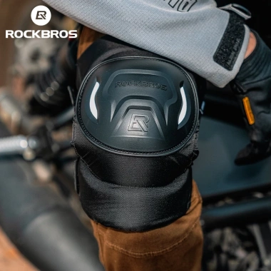 ROCKBROS Xe máy – Hỗ trợ đầu gối siêu nhẹ, chống va chạm, chống gió, miếng lót phản quang, con lăn, trượt nẹp 9 ROCKBROS Xe máy – Hỗ trợ đầu gối siêu nhẹ, chống va chạm, chống gió, miếng lót phản quang, con lăn, trượt nẹp 9
