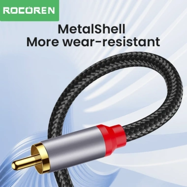 Rocoren Dây Cáp Âm Thanh Chuyển Đổi 3.5mm Sang 2 RCA Chuyên Dụng - Giá 41.708₫ 4 Rocoren Dây Cáp Âm Thanh Chuyển Đổi 3.5mm Sang 2 RCA Chuyên Dụng - Giá 41.708₫ 4