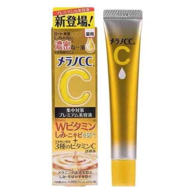 Rohto Melano CC Vitamin C Tinh Chất Cao Cấp 20ml - Sáng Da, Giảm Thâm Nhanh