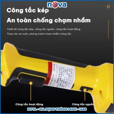 Roi đuổi heo điện A200 Gậy đuổi lợn LED 30.000mAh công suất mạnh, an toàn