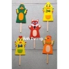 Rối que vải nỉ cho mầm non - Đồ dùng giáo dục, đặt làm theo yêu cầu, giá ưu đãi 12.000đ 2