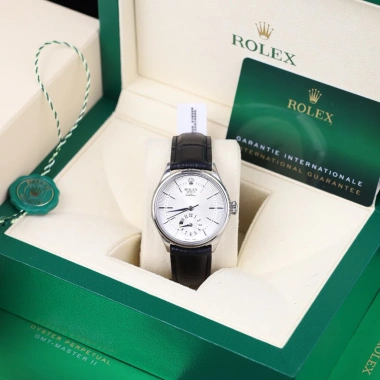 Rolex Cellini Dual Time 50.525 39mm kính Sapphire thép PVD thanh lý giá 14.5 triệu 2 Rolex Cellini Dual Time 50.525 39mm kính Sapphire thép PVD thanh lý giá 14.5 triệu 2